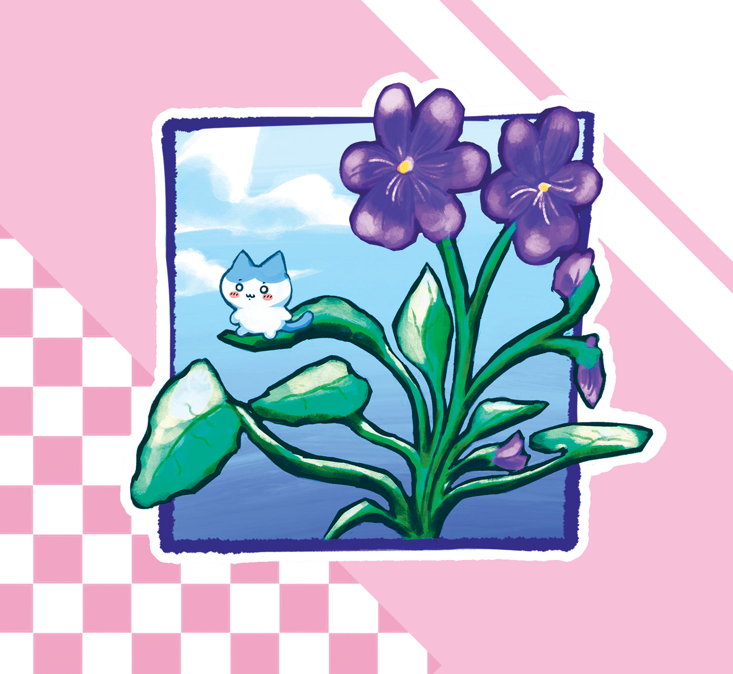Hachiware Sticker