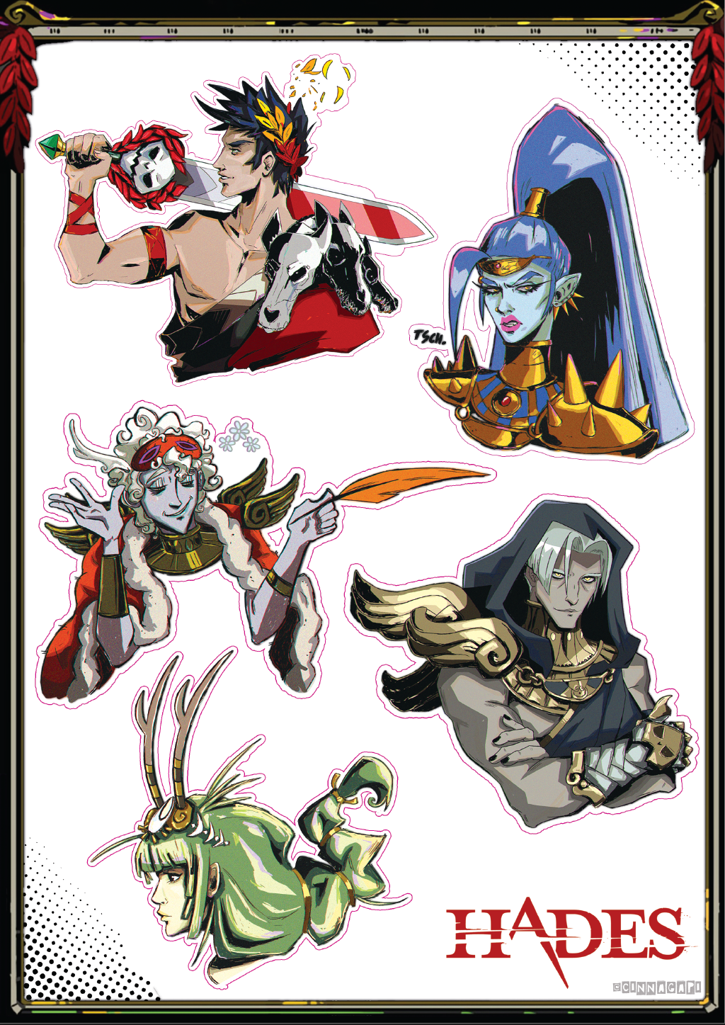 Hades Stickersheet