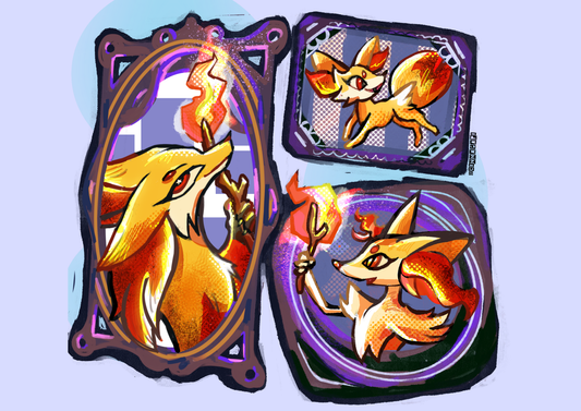 Delphox Print