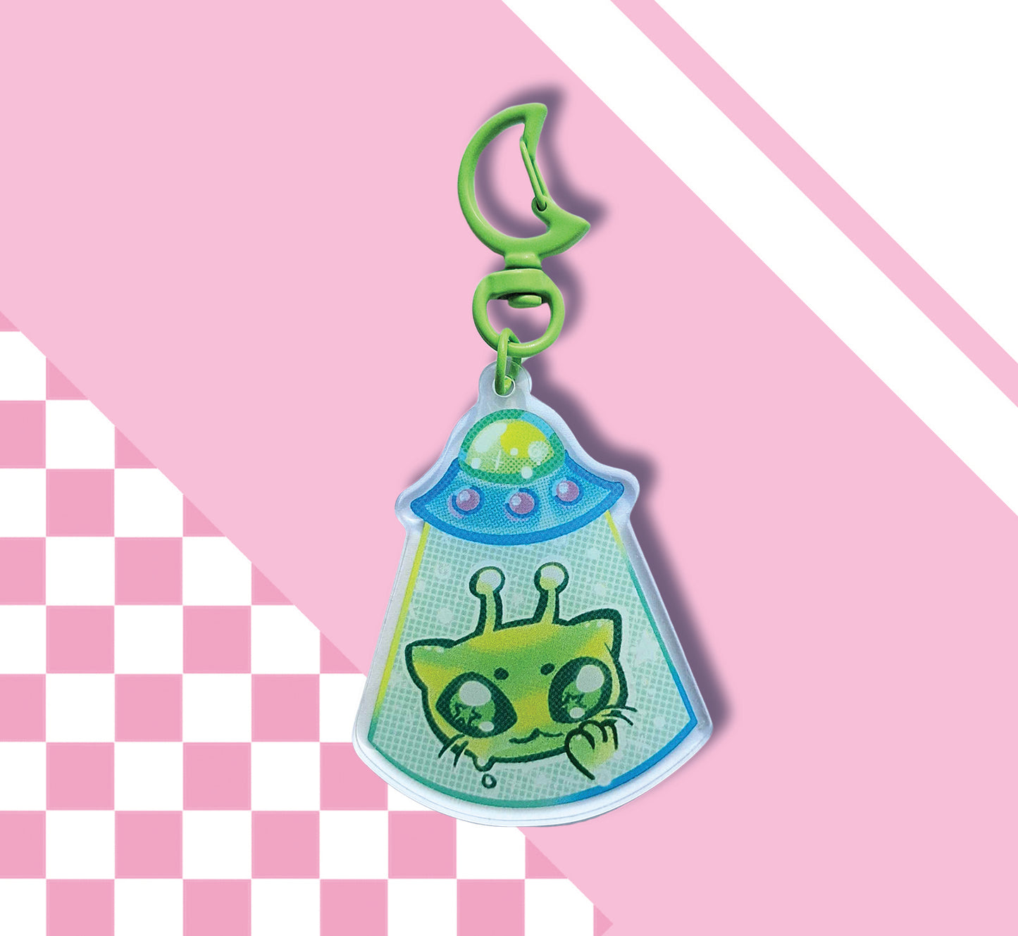 Gnarp Cat Keychain