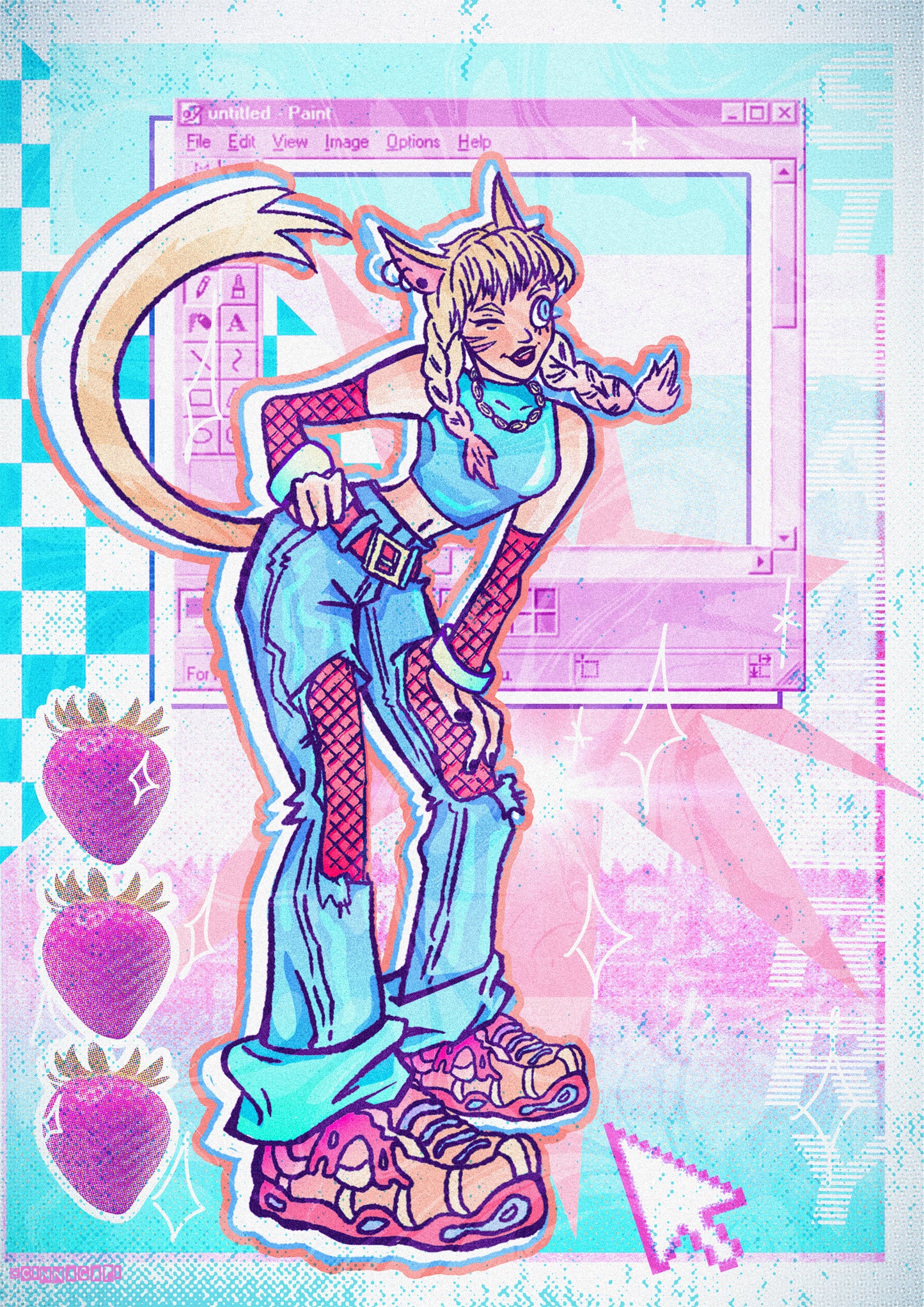 Catgirl Print